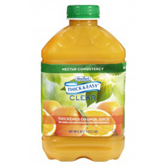 MON797171CS - Hormel Health Labs - Thick & Easy® Clear Thickened Beverage, Orange Juice, 46 oz., Ready to Use, Nectar