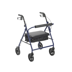 MON1065270EA - McKesson - 4 Wheel Rollator (146-10216BL-1)