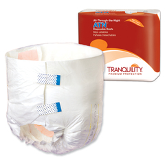 MON457770BG - PBE - Brief Full Mat Brief ATN 24-32 Small White Maximum Absorbency, 10EA/BG