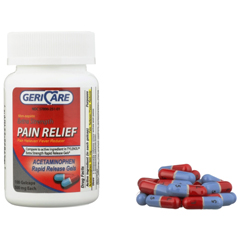 MON555690CS - McKesson - Pain Relief 500 mg Strength Gelcap 100 per Bottle