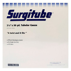 MON197360EA - Derma Sciences - Tubular Bandage Surgitube® Adult Leg, Thigh, Head Cotton, Gauze 3 5/8 Inch X 50 Yard Size 5