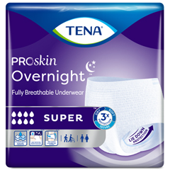 MON1053408BG - Essity - TENA® Overnight™ Super Protective Incontinence Underwear, Overnight Absorbency, Medium