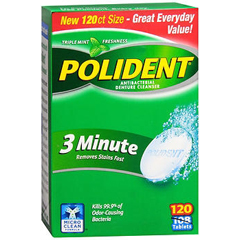 MON1018096BX - Glaxo Smith Kline - Denture Cleaner Polident® Tablet