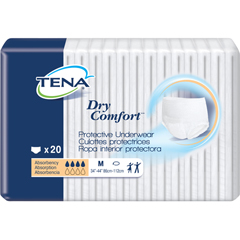 MON959412PK - Essity - TENA® Dry Comfort® Protective Incontinence Underwear, Moderate Absorbency, Medium