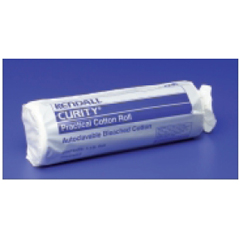 MON528129CS - Cardinal Health - Cotton Roll Curity™ Bleached Cotton 12.5 X 56 Roll, 25EA/CS