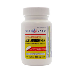 MON633775CS - McKesson - Pain Relief 500 mg Strength Caplet 100 per Bottle