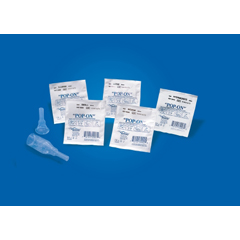 MON676716BX - Rochester Medical - Male External Catheter Pop-On® Silicone, 100% 25 mm Small, 30EA/BX