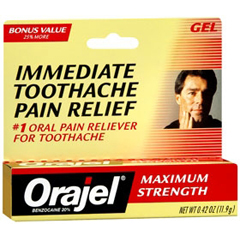 MON479537EA - Dennison Pharmaceuticals - Oral Pain Reliever Orajel® 0.42 oz. Gel Tube