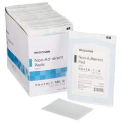 MON373768CS - McKesson - Non-Adherent Dressing Medi-Pak Performance Nylon / Polyester Blend 2 x 3 Sterile