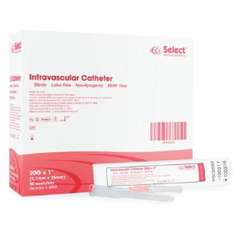 MON854665CS - McKesson - Peripheral IV Catheter Select® 20 Gauge 1 Without Safety, 50/BX, 20BX/CS