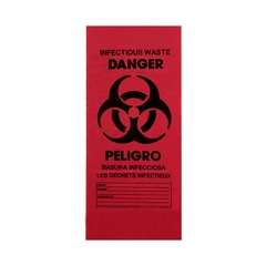 Medegen Medical Products Biohazard Waste Bag 30 - 32 gal. Red HDPE 30-1/2 x 43