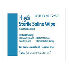 MON144086EA - PDI - Hygea® Individual Saline Wipe Packet, Unscented