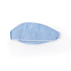 Cardinal Health Surgeon Cap One Size Fits Most Blue Tie Closure, 100/CT