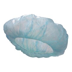 McKesson Bouffant Cap Blue Elastic Closure, 100 EA/BX
