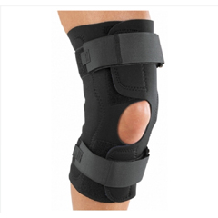 MON370146EA - DJO - Hinged Knee Brace Reddie® Brace Medium Wraparound / Hook and Loop Straps 18 to 20-1/2 Inch Circumference Left or Right Knee