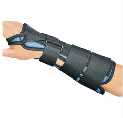 DJO Wrist Brace ProCare Aluminum / Foam / Tricot Left Hand Black Small, 1/EA