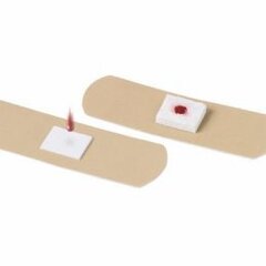 MON243142BX - Gainor Medical - Adhesive Pressure Bandage Sureseal 1-1/4 x 2-3/4" Cellulose Rectangle Tan Sterile, 100 EA/BX