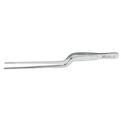 Integra LifeSciences Dressing Forceps Miltex&reg; Jansen-Gruenwald 6-1/2 Inch Length OR / Surgical Grade German Stainless Steel NonSterile NonLocking Thumb Handle Straight Serrated Tips, 1/EA