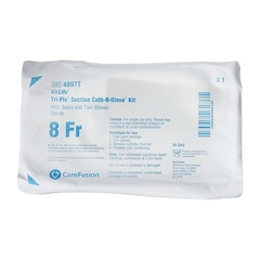 Vyaire Medical Suction Catheter Kit AirLife Cath-N-Glove 8 Fr. NonSterile, 100 EA/CS