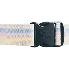 MON204146EA - Skil-Care - Gait Belt 60 Inch Pastel Stripes Cotton
