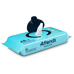 MON541996BG - Attends - Personal Wipes, Soft Pack Aloe/Vitamin E Scented, 48 EA/PK