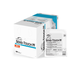 MON1012605CS - Ansell - Surgical Glove Encore Sensi-Touch PF Size 7.5 Sterile Latex Standard Cuff Length Smooth White Not Chemo Approved, 50PR/BX, 4BX/CS