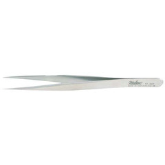 Integra LifeSciences Splinter Forceps Miltex&reg; Swiss-Jeweler 4-3/4 Inch Length Surgical Grade NonMagnetic Stainless Steel NonSterile NonLocking Thumb Handle Straight Fine Tip