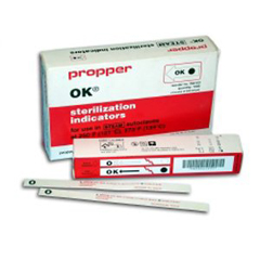 MON830156BX - Propper Manufacturing - OK® Sterilization Chemical Indicator Strip (26410100), 250/BX