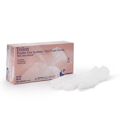 Cypress Trilon&reg; Powder Free Vinyl Exam Gloves - Small