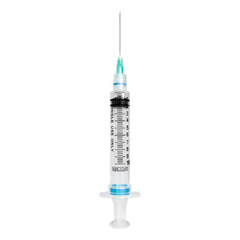MON1021072CS - Sol-Millennium Medical - Syringe with Hypodermic Needle Sol-Care 10 mL 21 Gauge 1-1/2 Inch Detachable Needle Retractable Needle, 1200/CS