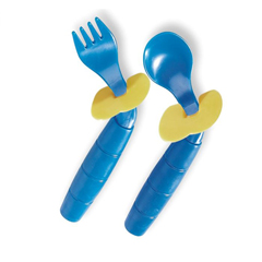 MON575549EA - Patterson Medical - EasieEaters™ Curved Utensil Set,