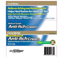 MON852692EA - Perrigo Nutritionals - Itch Relief 1% Strength Cream 1 oz. Tube