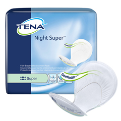 MON285956PK - Essity - TENA® Night Super 2 Piece Heavy Incontinence Pad, Ultimate Absorbency
