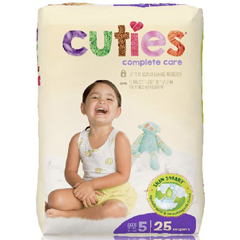 MON1102732CS - First Quality - Cuties Complete Care Diaper (CCC05), 25/BG, 4BG/CS