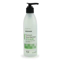 MON937915EA - McKesson - Premium Hand Sanitizer with Aloe 8 oz. Ethanol Pump Bottle
