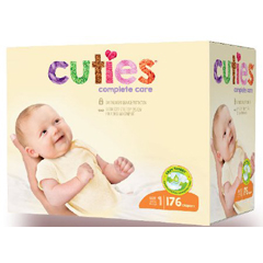 MON1102736CS - First Quality - Cuties Complete Care Diaper (CCC11), 176/CS