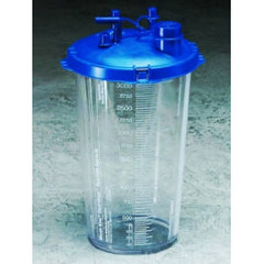 Cardinal Health Suction Canister Medi-Vac Guardian 3000 mL Shut-Off Valve / Locking Lid, 1/EA