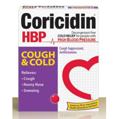 MON678200EA - Schering Plough - Cold Relief Coricidin HBP 200 mg / 10 mg Strength Softgel 20 per Bottle