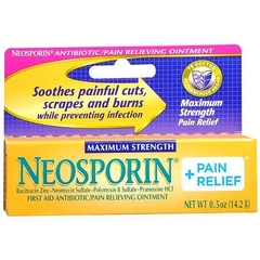 Johnson & Johnson Neosporin&reg; + Pain Relief First Aid Antibiotic 0.5 oz. Cream