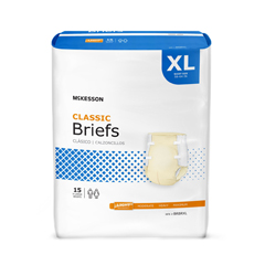 MON973141CS - McKesson - Classic Light Absorbency Briefs, X-Large, 60/CS