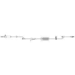 MON953307CS - Zyno Medical - Administration Set Z-800 20 Drops / mL Drip Rate 105 Inch Tubing 2 Ports, 50/CS