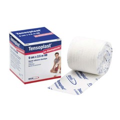 Jobst Tensoplast Elastic Adhesive Bandage 3in x 5 Yds White