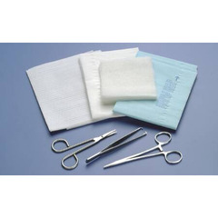 MON286273CS - Busse Hospital Disposables - Laceration Tray With Instruments, 20 EA/CS