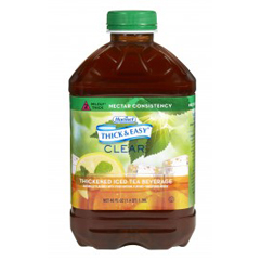 MON732809CS - Hormel Health Labs - Thick & Easy® Clear Thickened Beverage, Iced Tea, 46 oz., Ready to Use, Nectar