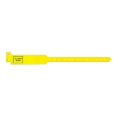 Precision Dynamic Patient Identification Band Sentry SuperBand Imprint Snap Closure Allergy Alert, 250 EA/BX