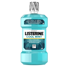 Johnson & Johnson Mouthwash Listerine 1.5 Liter Cool Mint Flavor, 1/EA
