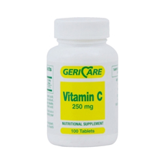 MON634158CS - McKesson - Vitamin C Supplement 250 mg Strength Tablet 100 per Bottle