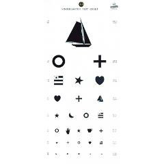 Graham-Field Preschool Eye Test Chart Grafco&reg; 20 Foot Distance Acuity Test