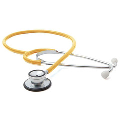 ADC General Exam Stethoscope Proscope™ 670 Yellow 1-Tube 21 Inch Tube Double Sided Chestpiece, 1/EA