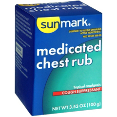 MON681004EA - McKesson - Cough Relief sunmark 4.8% / 2.6% / 1.2% Strength Ointment 3.5 oz.